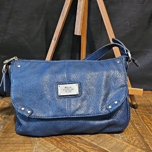 Relic Navy Crossbody Bag